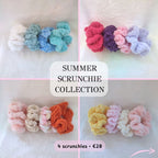Summer Scrunchie Collection | 4 Scrunchies Set
