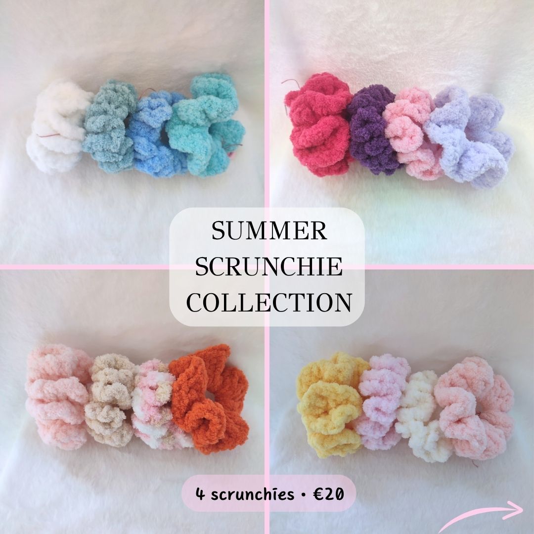 Summer Scrunchie Collection | 4 Scrunchies Set