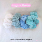 Summer Scrunchie Collection | 4 Scrunchies Set