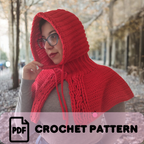 Hood Cape | Crochet Pattern PDF