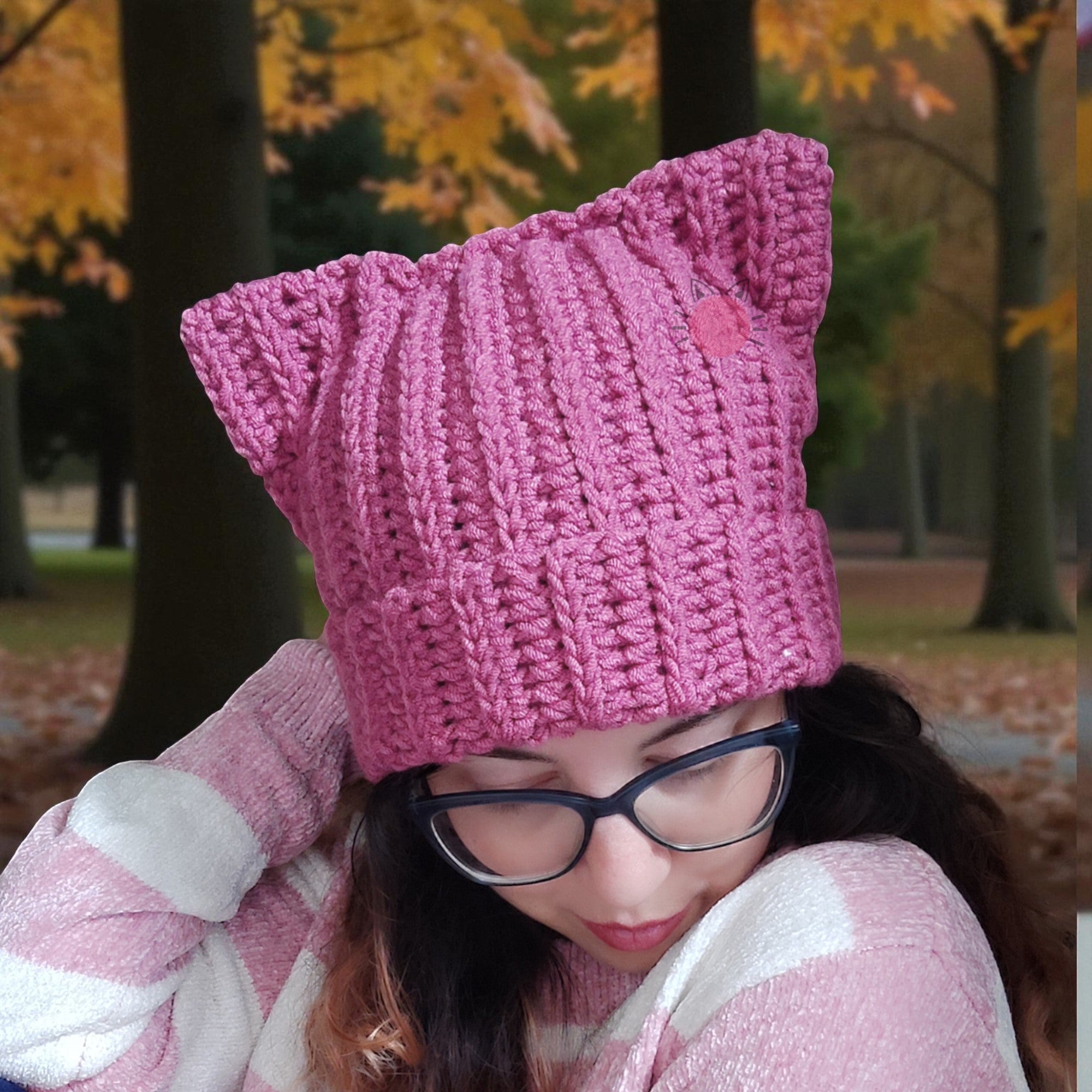 Cat Ear Beanie – Cozy Crochet Hat