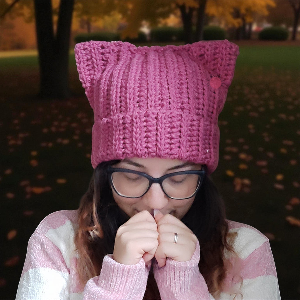Cat Ear Beanie – Cozy Crochet Hat