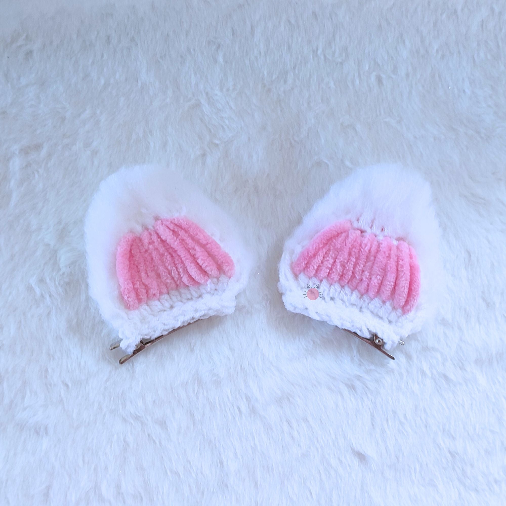 Fluffy Kitty Ears HairClips