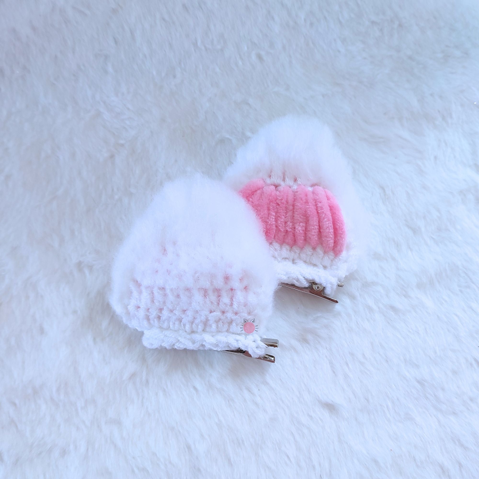 Fluffy Kitty Ears HairClips
