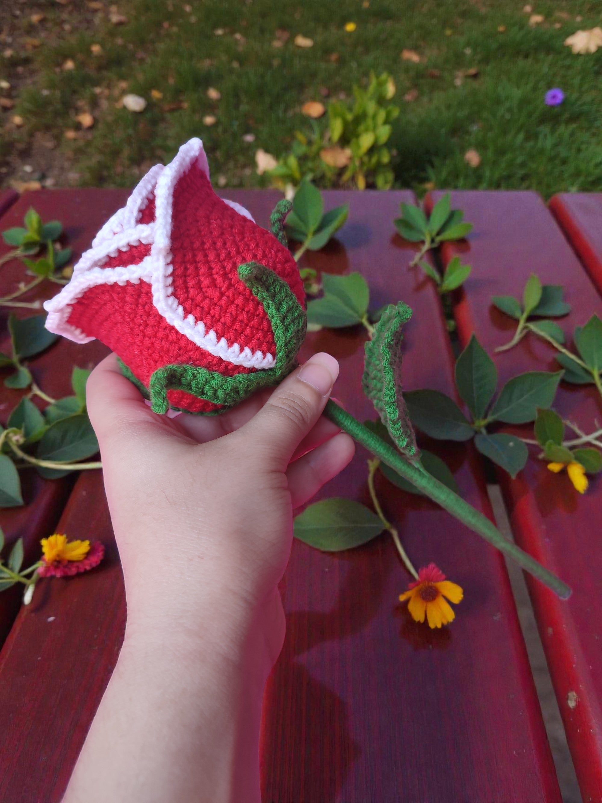 Everlasting Crochet Rose