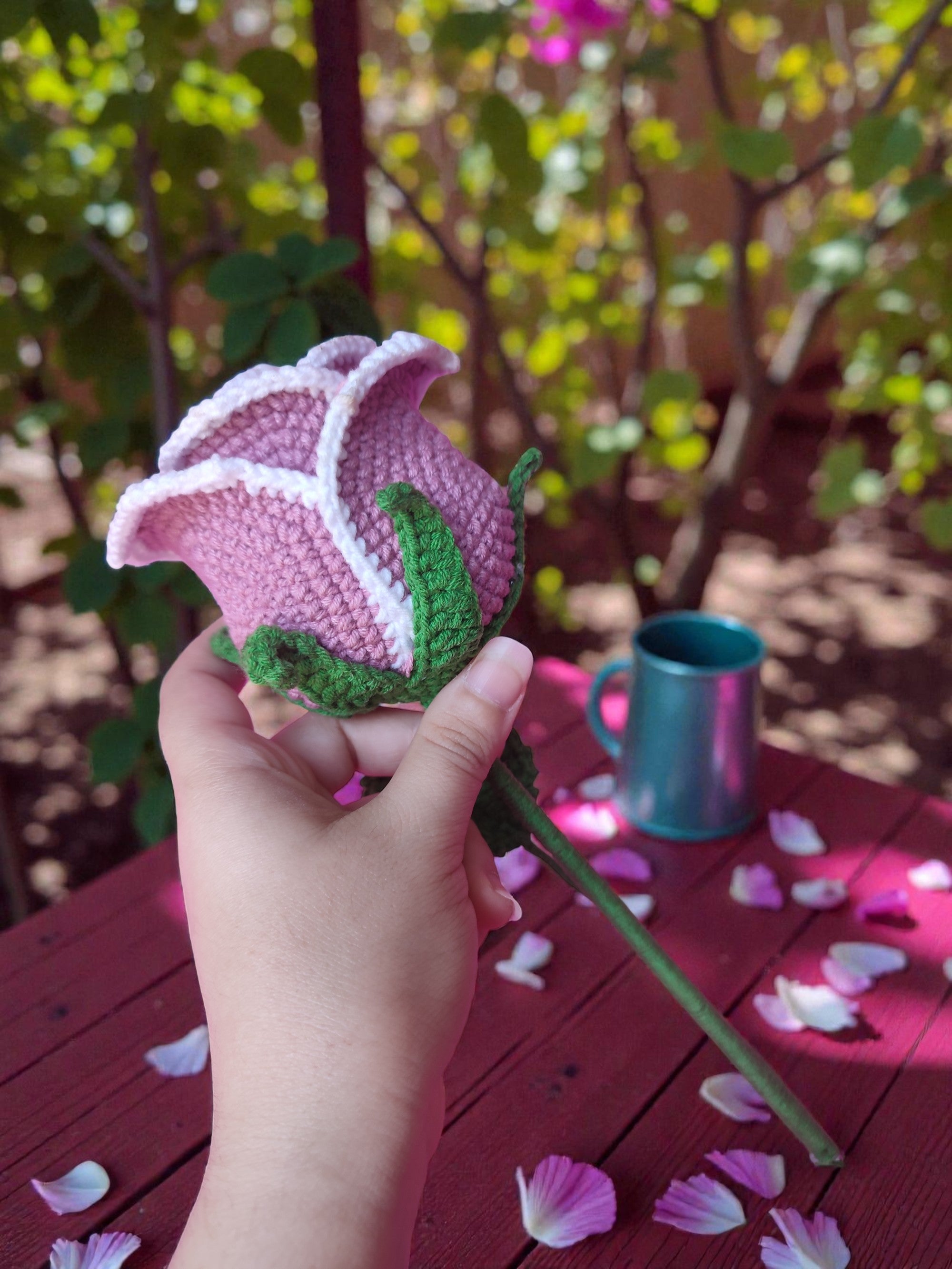 Everlasting Crochet Rose