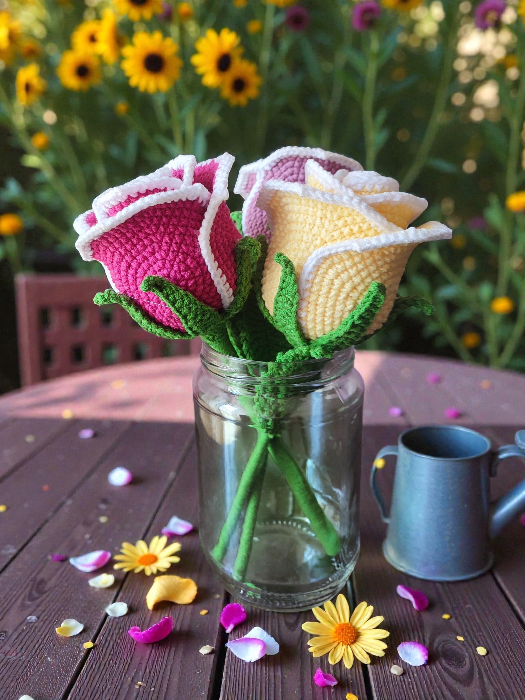 Everlasting Crochet Rose