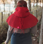 Crochet Hood Cape – Cozy Hooded Capelet