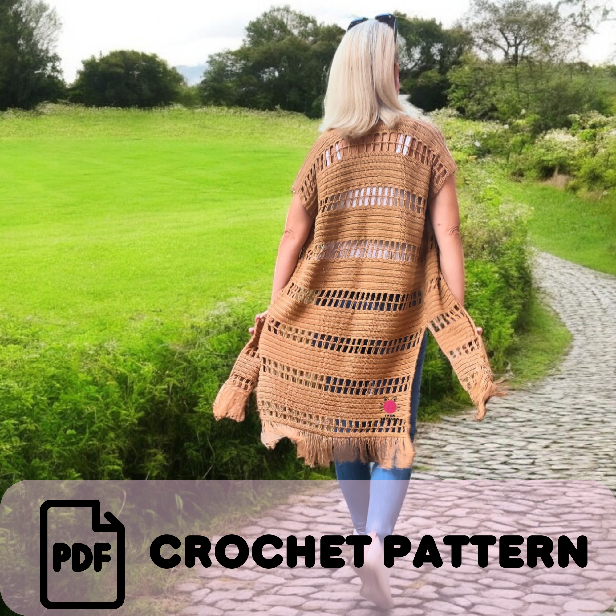 Golden Cardi | Crochet Pattern PDF
