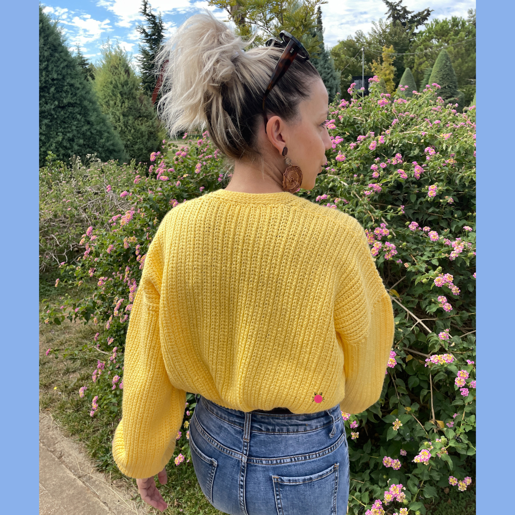 Cropped Cardigan – Sunshine Yellow