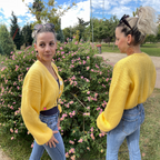 Cropped Cardigan – Sunshine Yellow