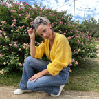 Cropped Cardigan – Sunshine Yellow