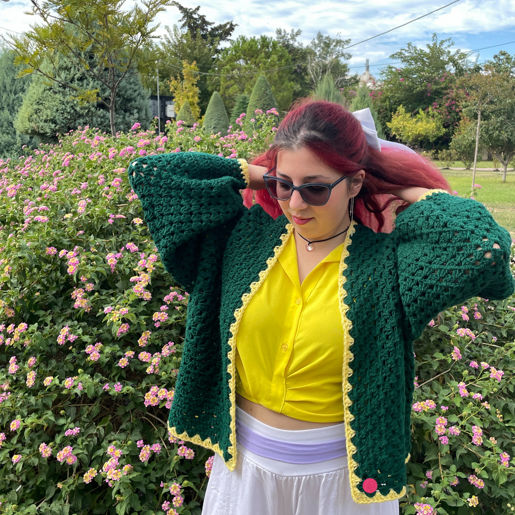 Hexagon Spring Cardigan