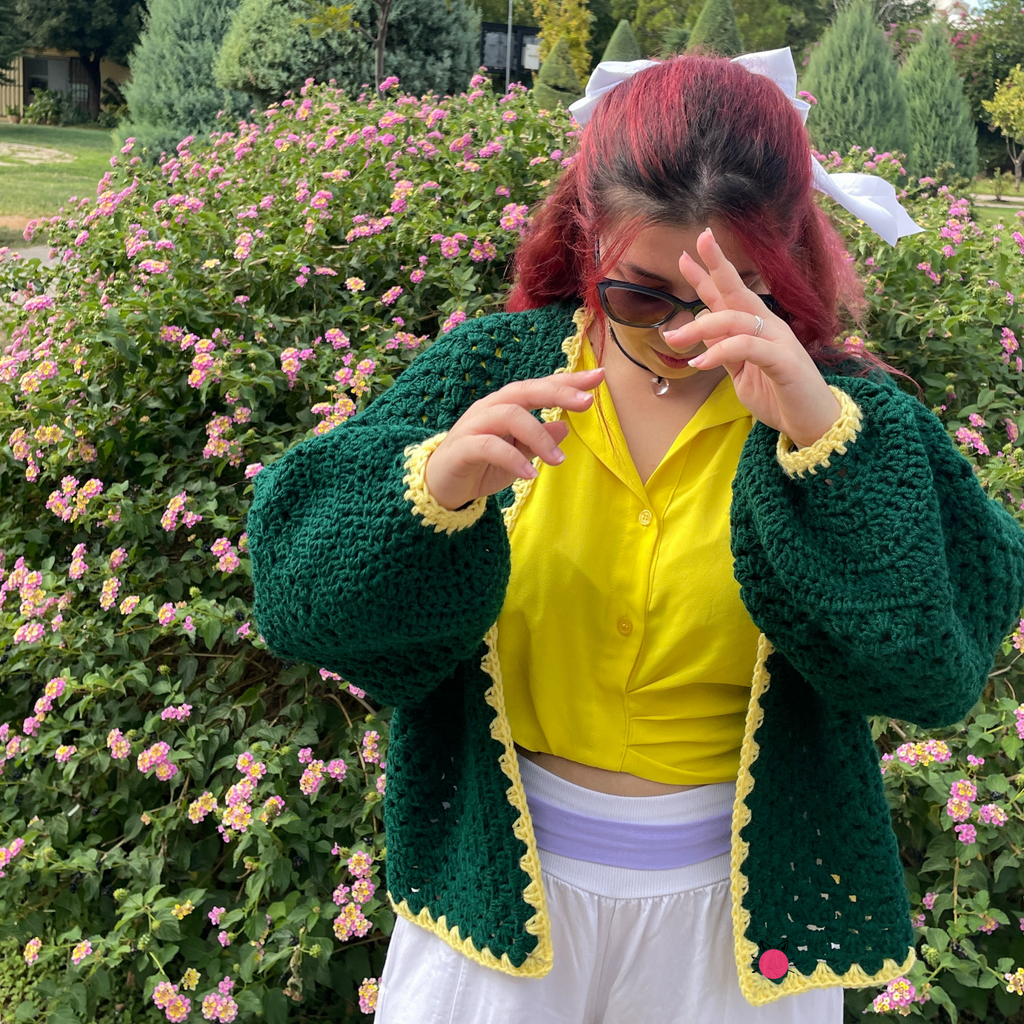 Hexagon Spring Cardigan
