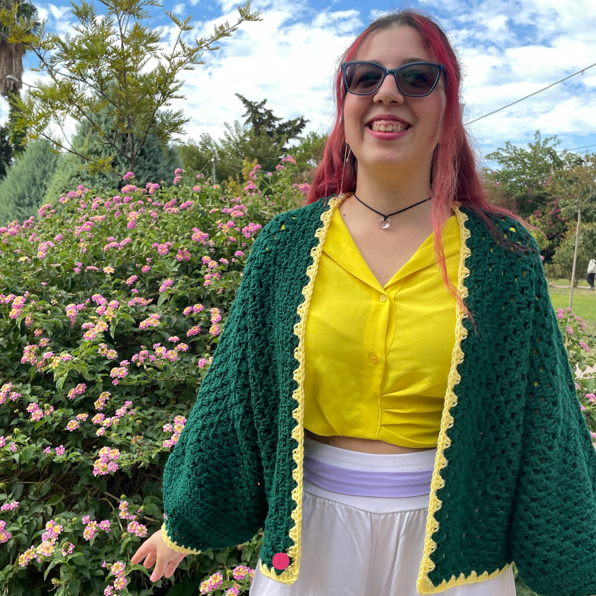 Hexagon Spring Cardigan