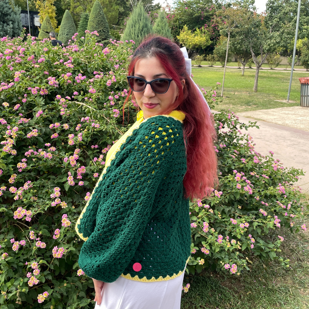 Hexagon Spring Cardigan