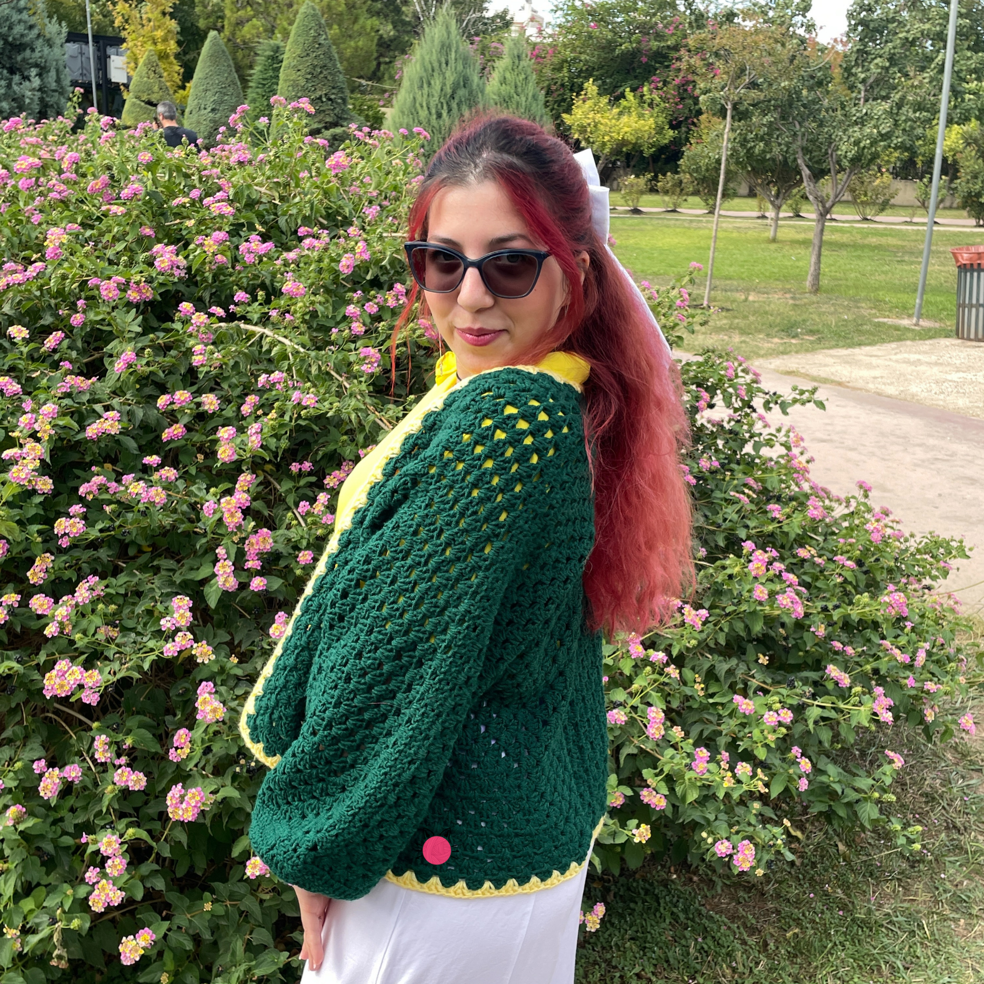 Hexagon Spring Cardigan